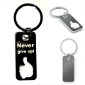 Breloc metal deget 3D, Never give up! Go ahead! Breloc metal deget 3D, Never give up! Go ahead!
